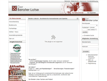 Tablet Screenshot of berater-lotse.de